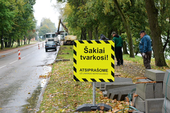 sakiai tvarkosi