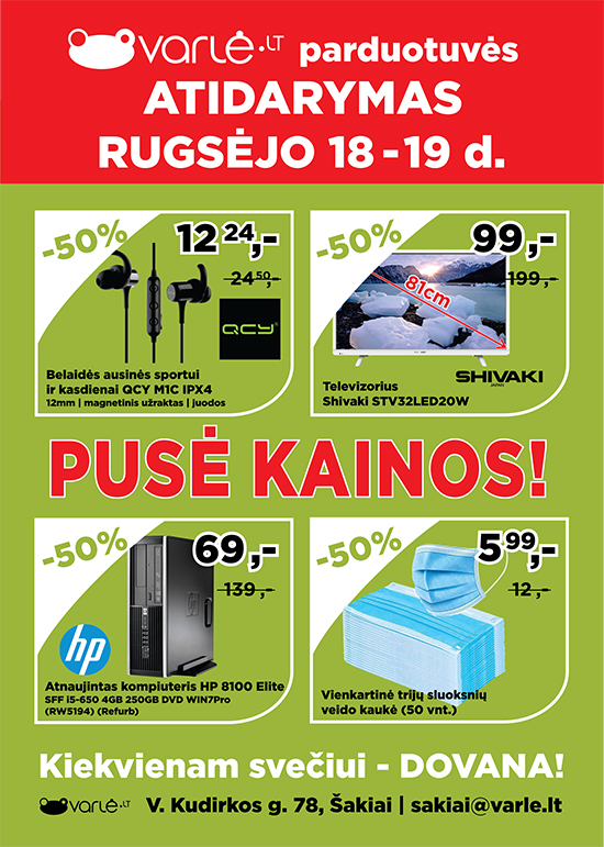varle akcijos