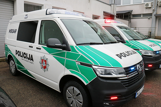 policija vw transporter